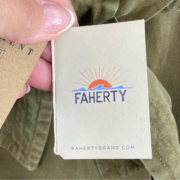 Faherty‎ Women's Arlie Olive Green Utility Mini Skirt Sz XL - Picture 5 of 15